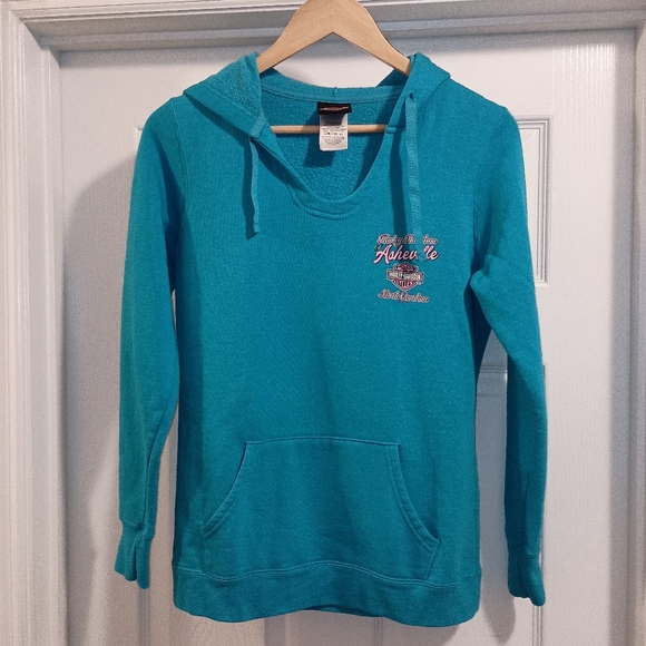 Retro Style Harley Davidson Asheville NC Sweatshirt Small - Picture 7 of 9